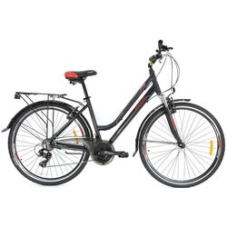 Bicicleta Crosser City 700C 28 18 GD-SKD (Black/Red)