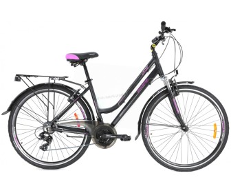 Велосипед Crosser City 700C 28 21S 18 GD-SKD (Black/Pink)