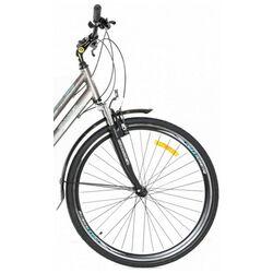 Велосипед Crosser City 700C 28 21S 18 GD-SKD (Grey/Turkus) Thumb