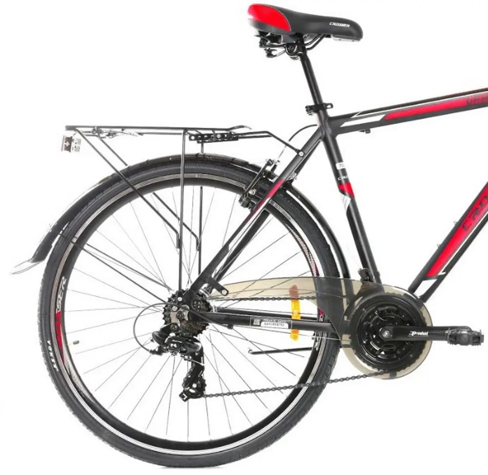 Велосипед Crosser Gamma 700C 28 21S 21 GD-SDK (Black/Red)