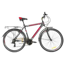 Велосипед Crosser Gamma 700C 28 21S 21 GD-SDK (Black/Red)