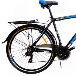 Велосипед Crosser Gamma 700C 28 21S 21 GD-SKD (Black/Blue) Thumb
