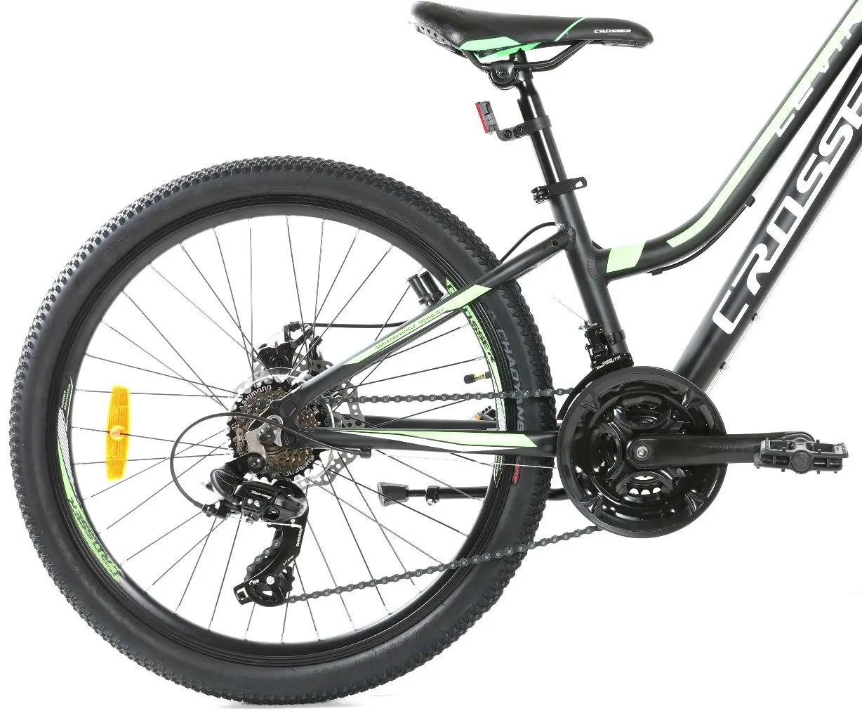 Bicicleta Crosser Levin 24 21S 12 GD-SKD (Black/Green)