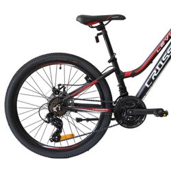 Велосипед Crosser Levin 24 21S 12 GD-SKD (Black/Red) Thumb