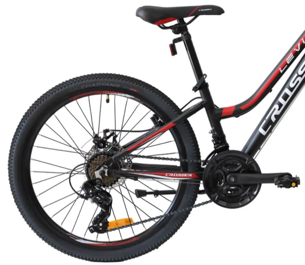 Велосипед Crosser Levin 24 21S 12 GD-SKD (Black/Red)