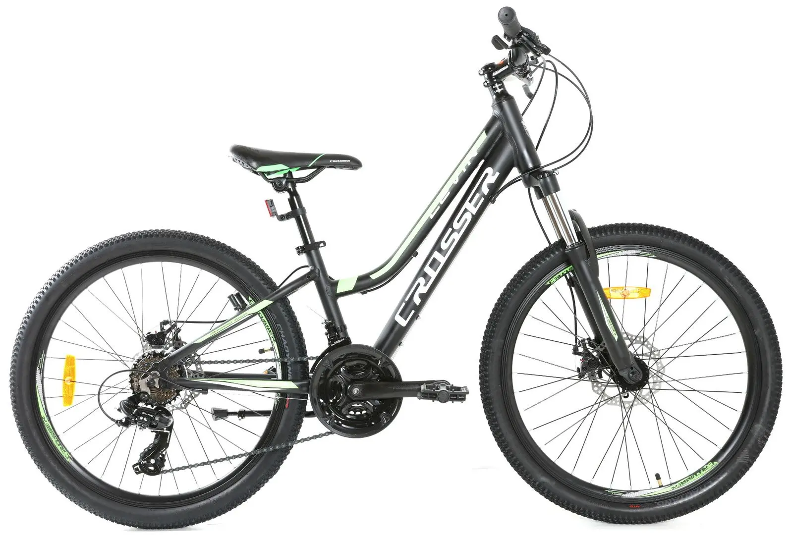 Велосипед Crosser Levin 26 21S 13 GD-SKD (Black/Green)