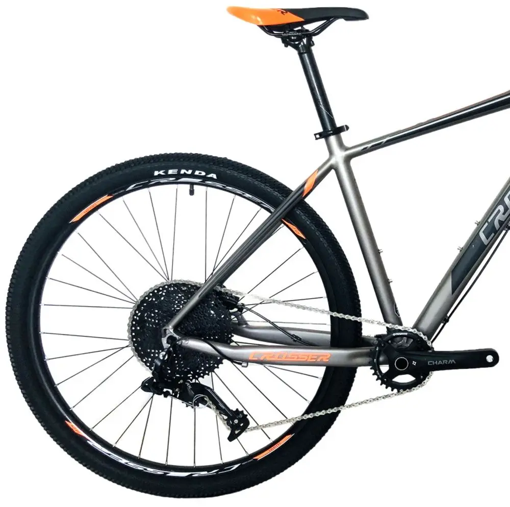 Велосипед Crosser Solo R29 Shimano+Logan Hidraulic GD-SKD (Grey/Orange)