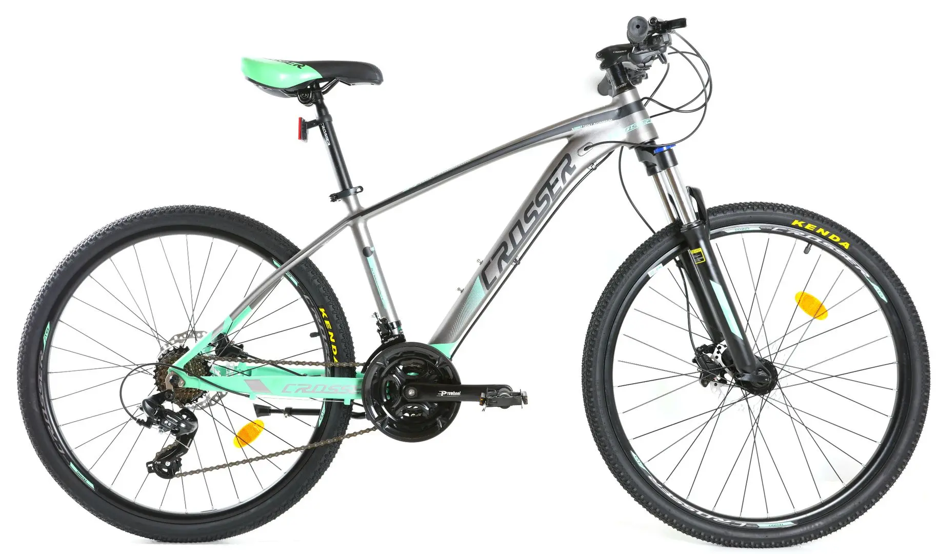 Велосипед Сrosser X880 R29 Shimano+Logan Hidraulic GD-SKD (Grey/Green)