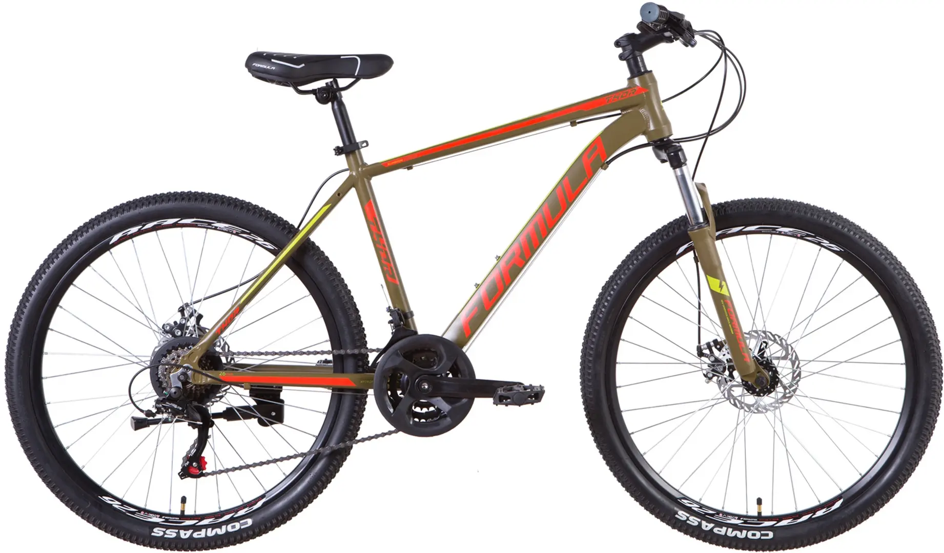 Bicicleta Formula Thor 1.0 26 (Khaki/Red)