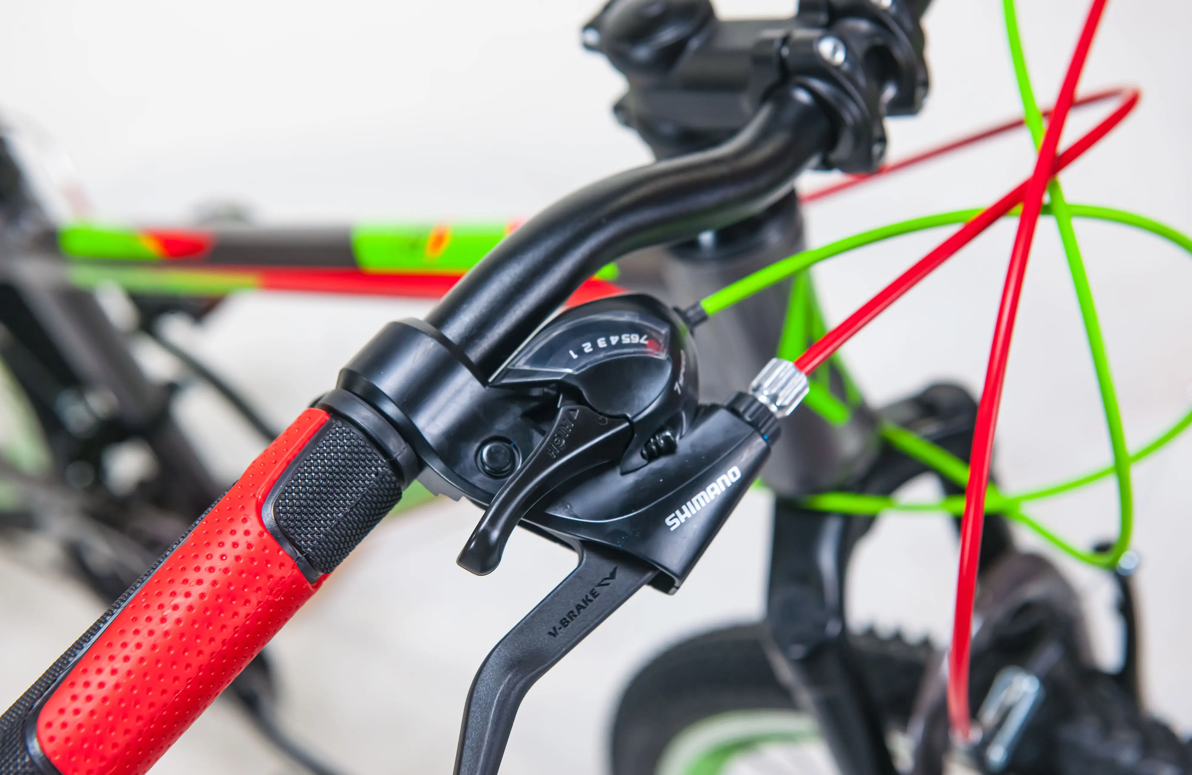 Bicicleta Fulger Apollo 24 (Green/Red/Black) - 5