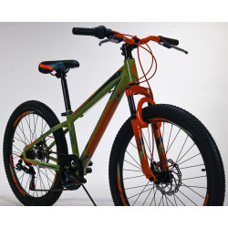 Велосипед Fulger Avatar 24 (Green/Orange/Black) Thumb