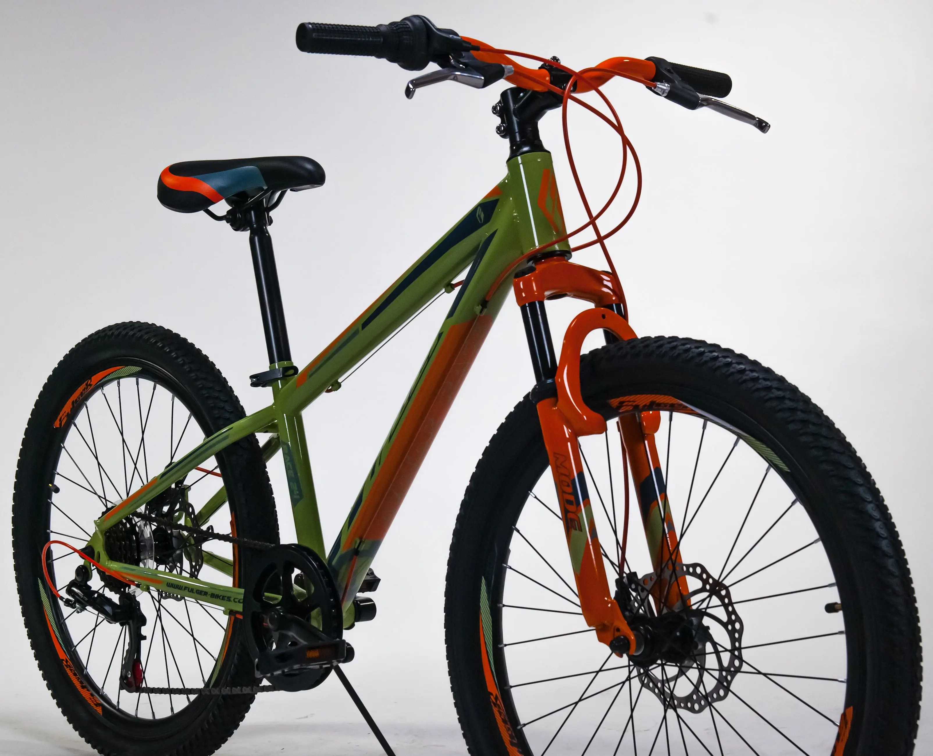 Велосипед Fulger Avatar 24 (Green/Orange/Black) - 2