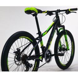 Bicicleta Fulger Neptun 24 (Green/Black) Thumb