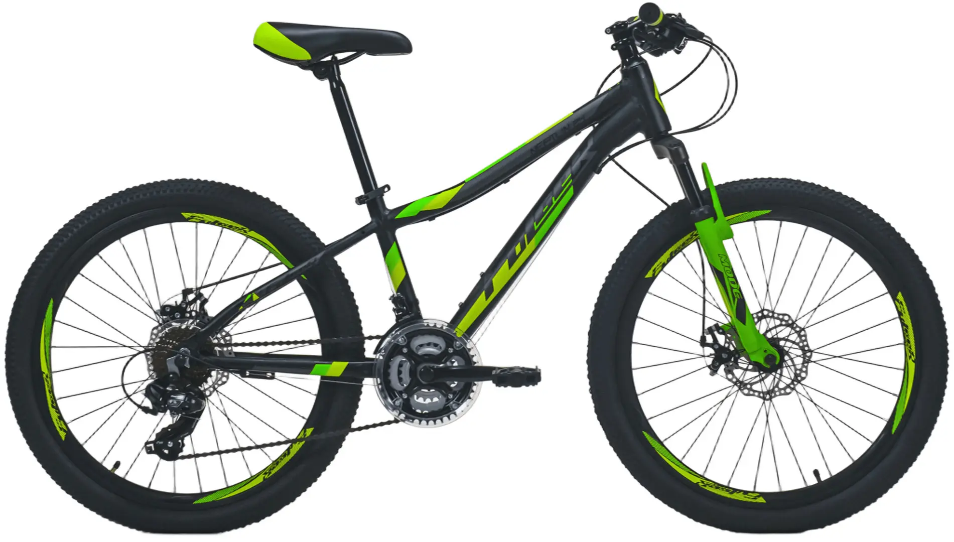 Bicicleta Fulger Neptun 24 (Green/Black)