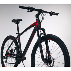Bicicleta Fulger Phantom 29 (Black/Dark Grey/Red) Thumb