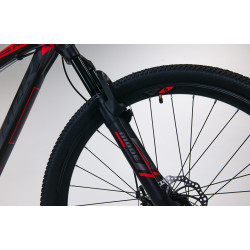 Bicicleta Fulger Phantom 29 (Black/Dark Grey/Red) Thumb