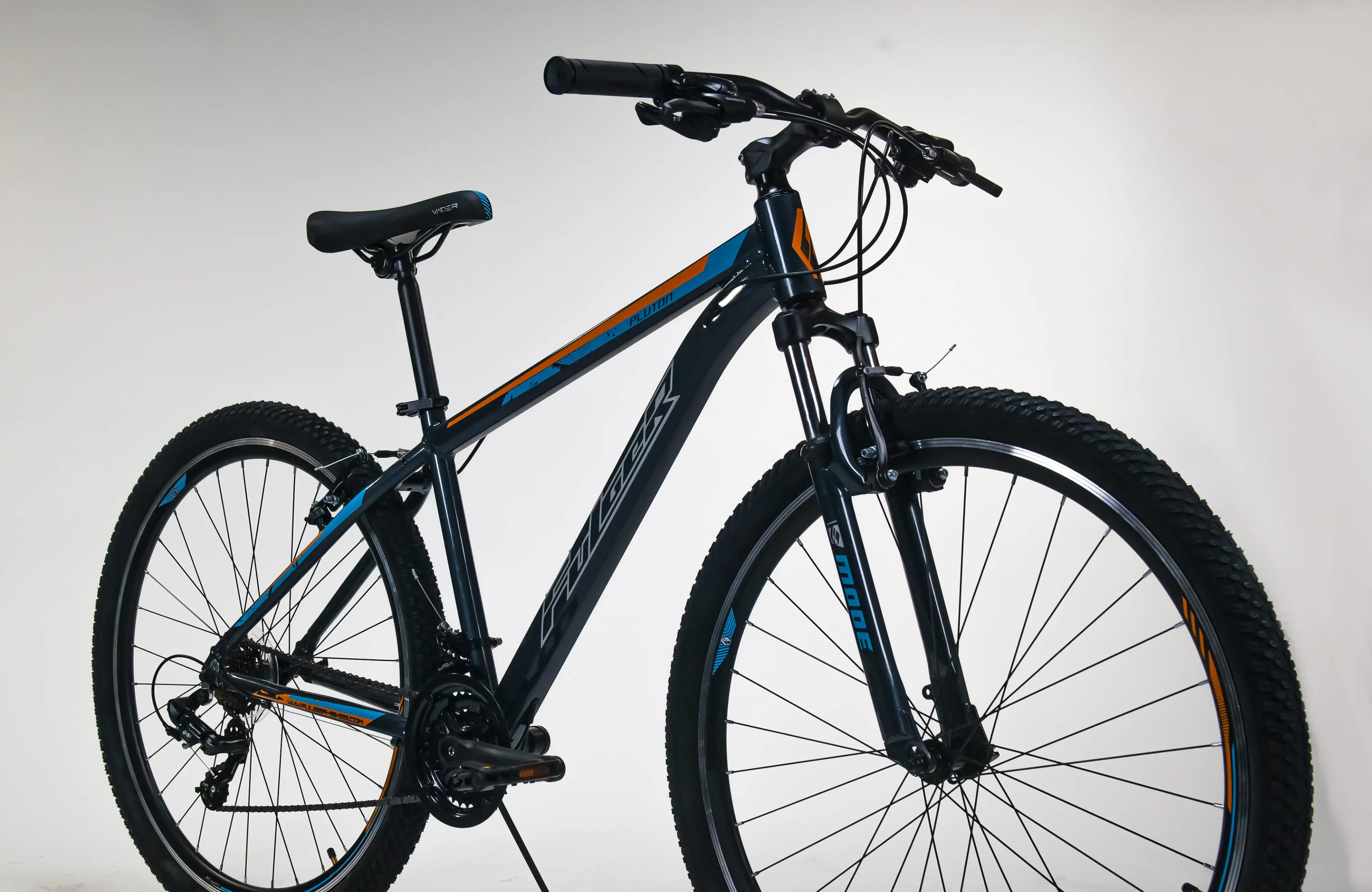 Bicicleta Fulger Pluton 29 (Dark Grey/Azure/Orange) - 2