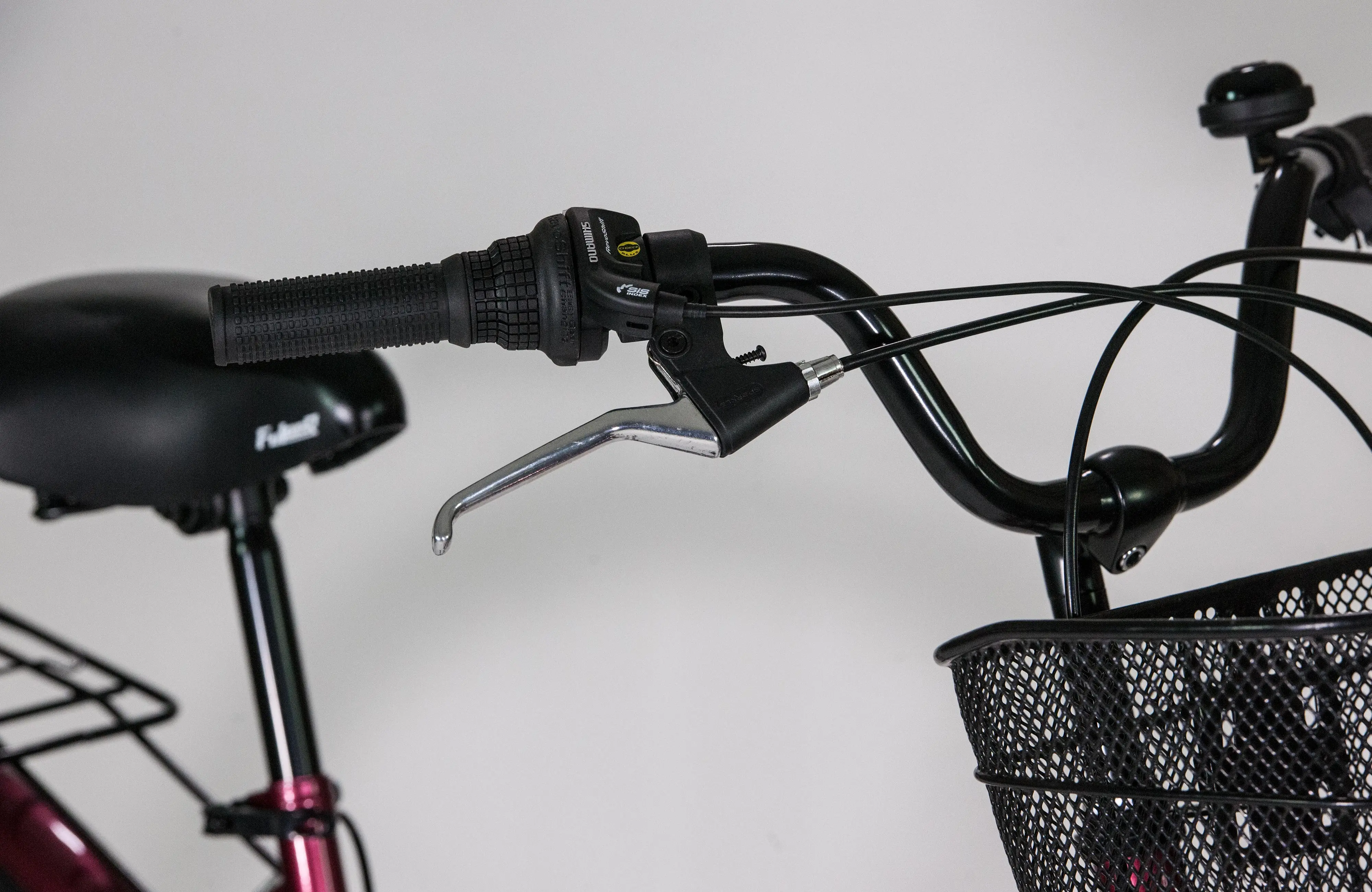 Bicicleta Fulger Street 1.0 26 (Silver/Burgundy/Black) - 6