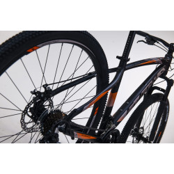 Велосипед Fulger Uranus 29 (Black/Dark Grey/Orange) Thumb