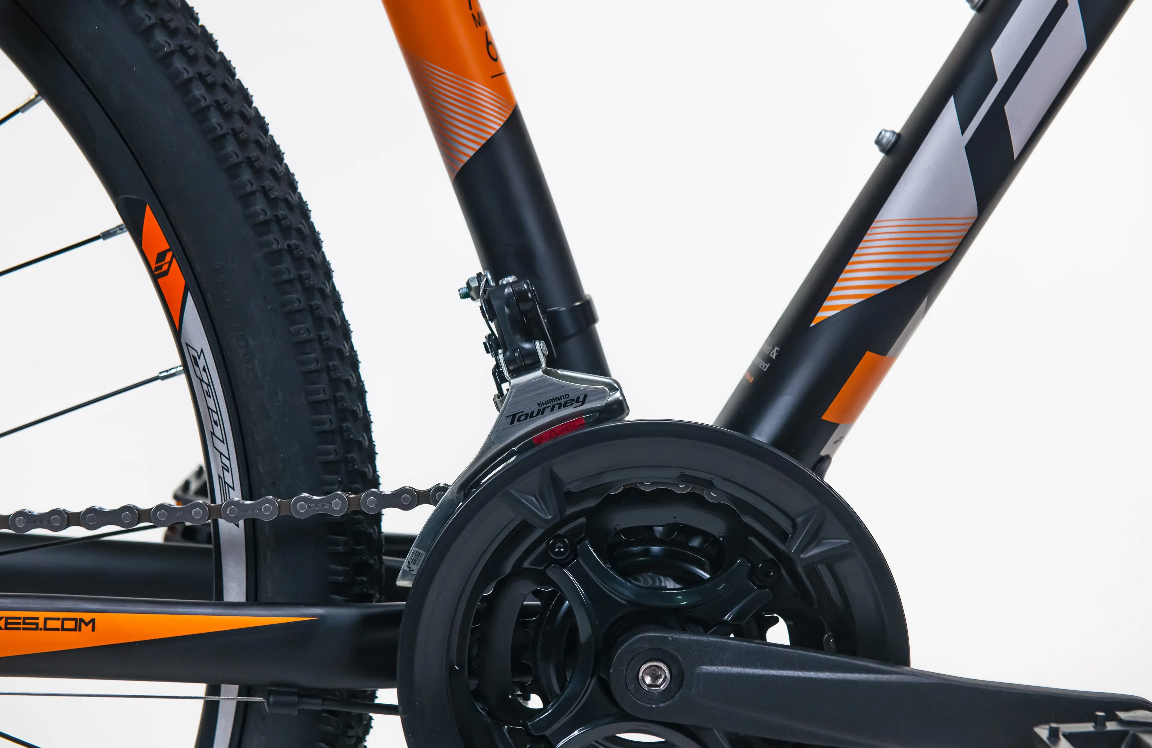 Велосипед Fulger Uranus 29 (Black/Dark Grey/Orange) - 5