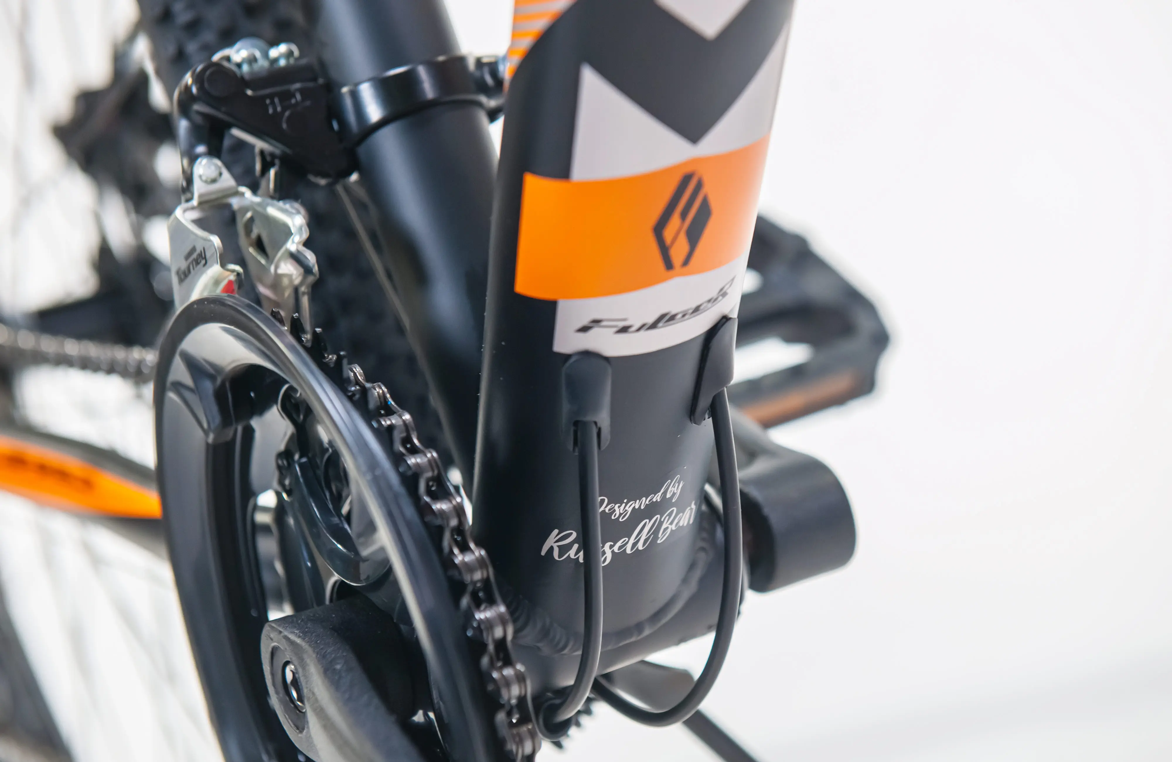 Велосипед Fulger Uranus 29 (Black/Dark Grey/Orange) - 8