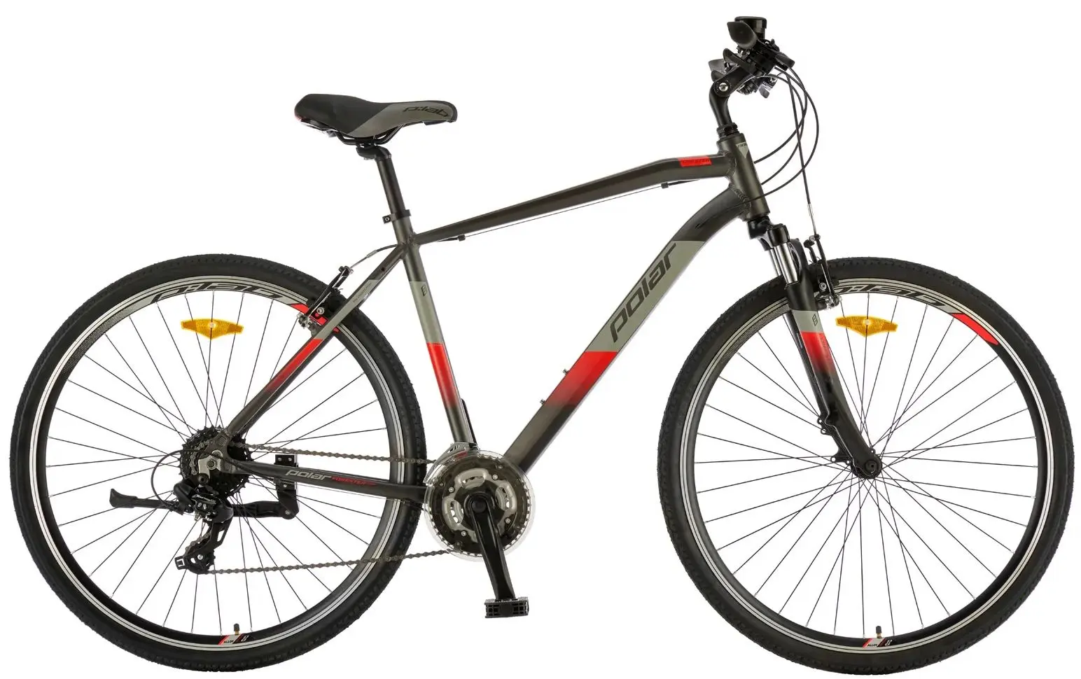 Велосипед Polar Forester Comp 28 S-M (Grey/Red)