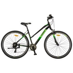Bicicleta Polar Forester Comp Lady 28 L (Black/Green)