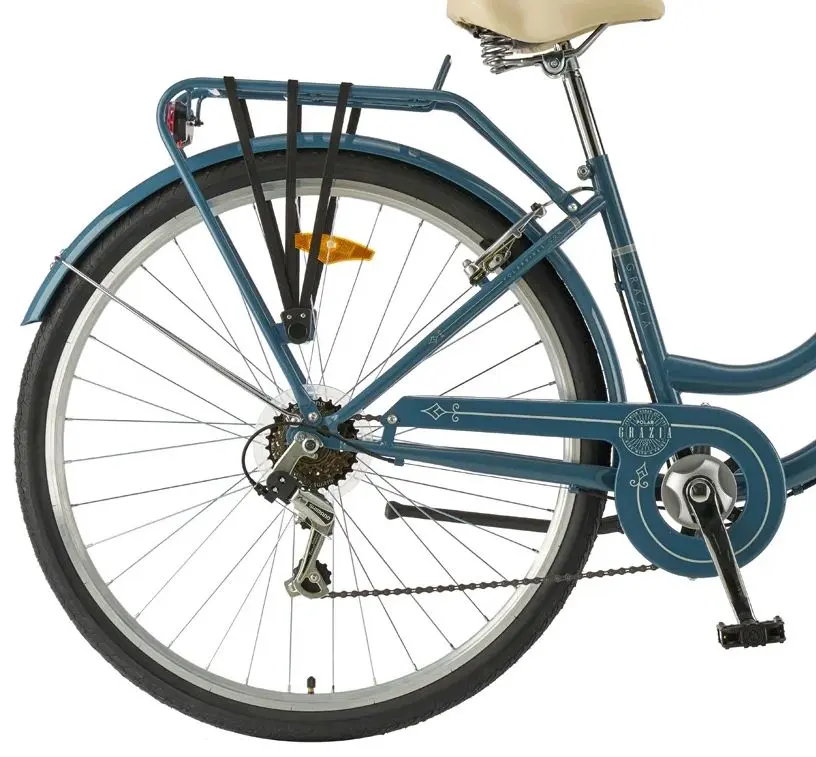 Bicicleta Polar Grazia Retro 6s 28 (Grey) - 2