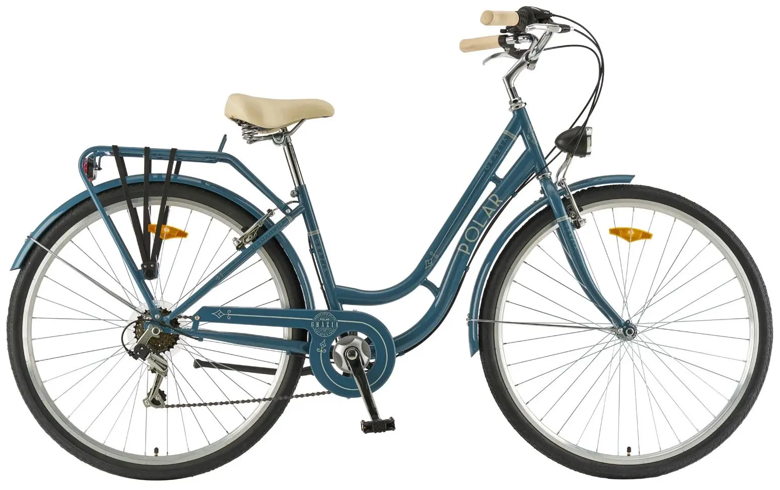 Bicicleta Polar Grazia Retro 6s 28 (Grey)