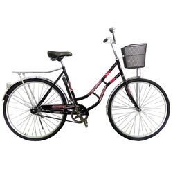 Велосипед Салют Retro Woman 28 (Black/Red)