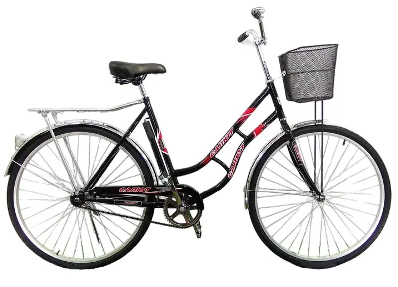 Bicicleta Салют Retro Woman 28 (Black/Red)