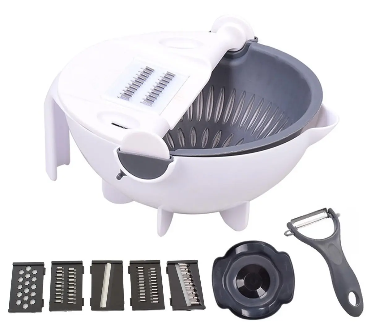 Taietor de legume Aptel AG693 (White/Grey)