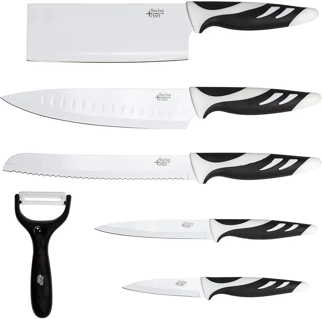 Набор ножей Cecotec Swiss Chef (White/Black)