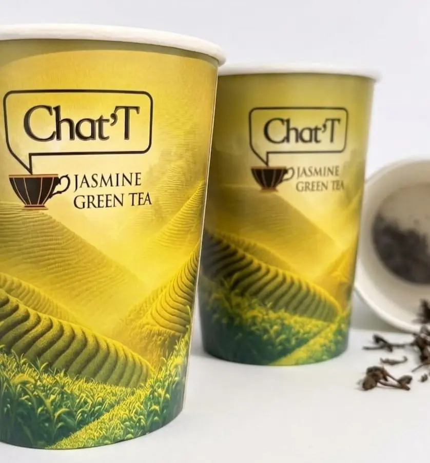 Чай в стаканчике Cha'T Jasmine Green Tea 16шт - 2
