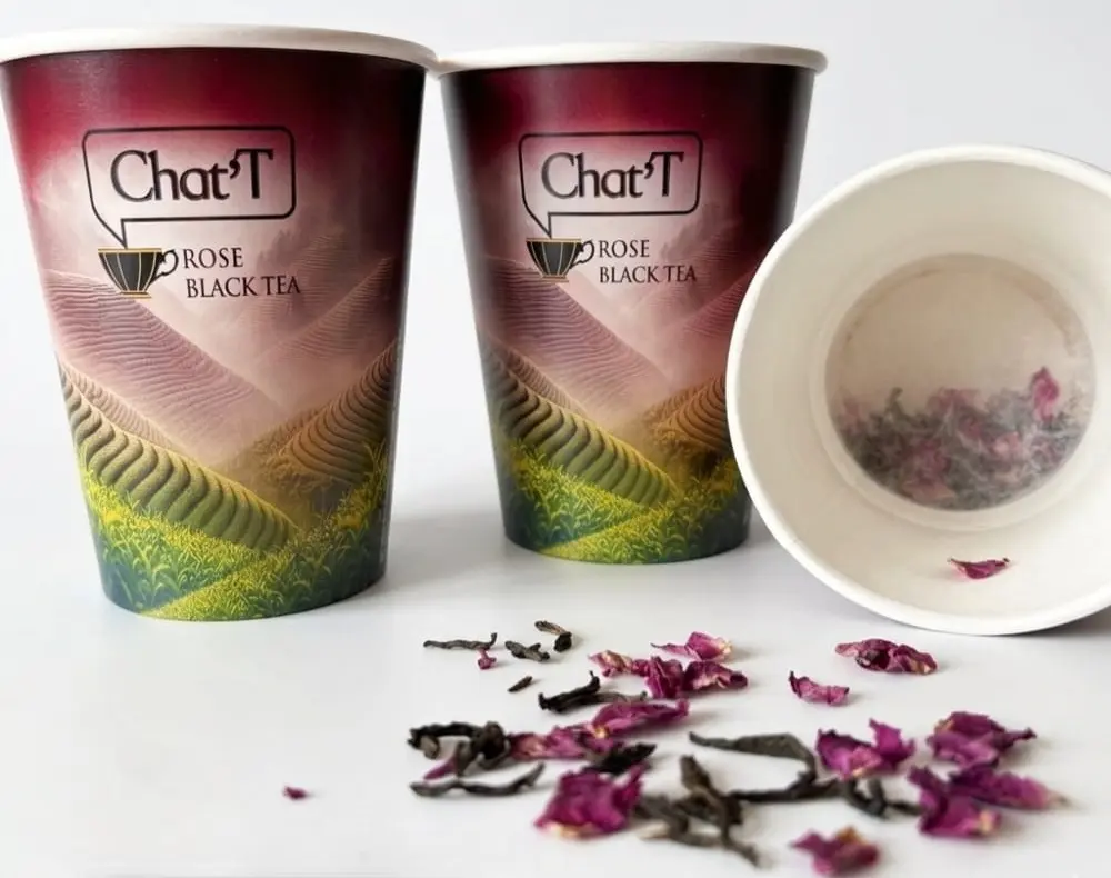 Ceai la pahar Cha'T Rose Black Tea 16buc - 2