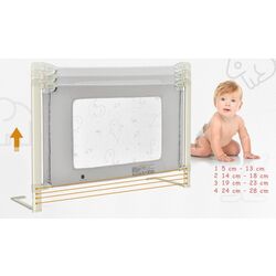 Bariera de protectie pentru pat Costway BB5645 150cm (Grey) Thumb