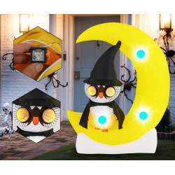 Надувная декорация Costway CM24939DE (Yellow/White) Thumb