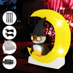 Надувная декорация Costway CM24939DE (Yellow/White) Thumb