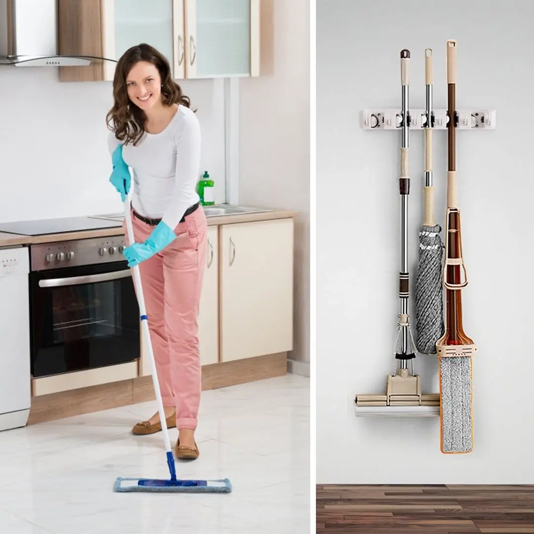 Настенный держатель Costway CL10945 (Light Grey)