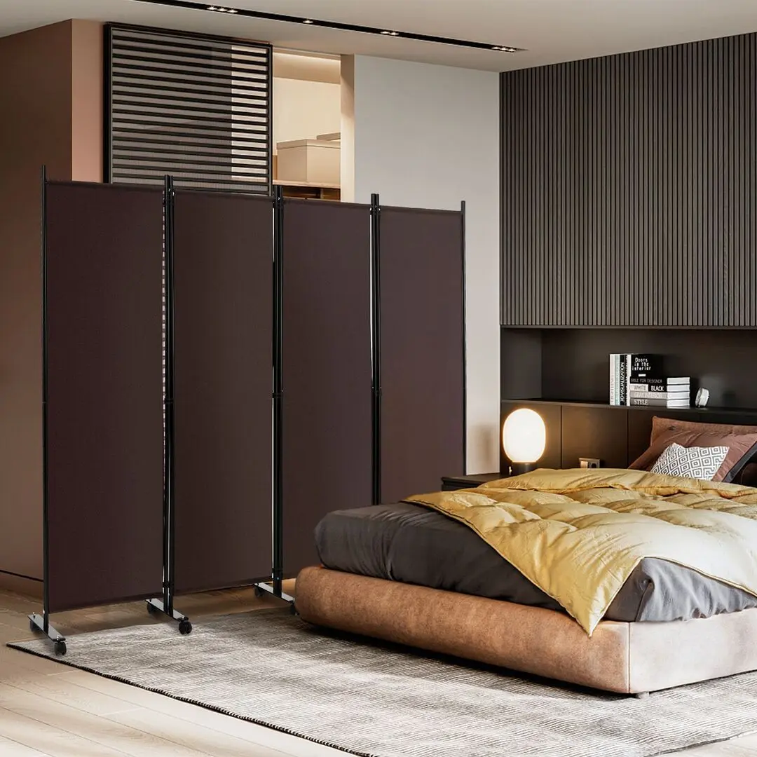 Paravan de camera Costway JV10724CF (Brown)