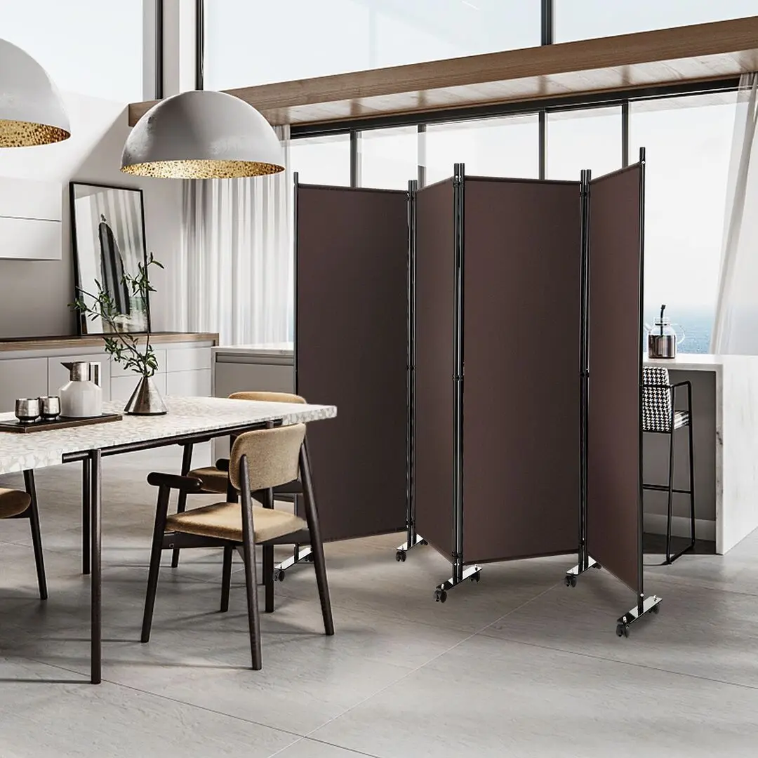 Paravan de camera Costway JV10724CF (Brown)