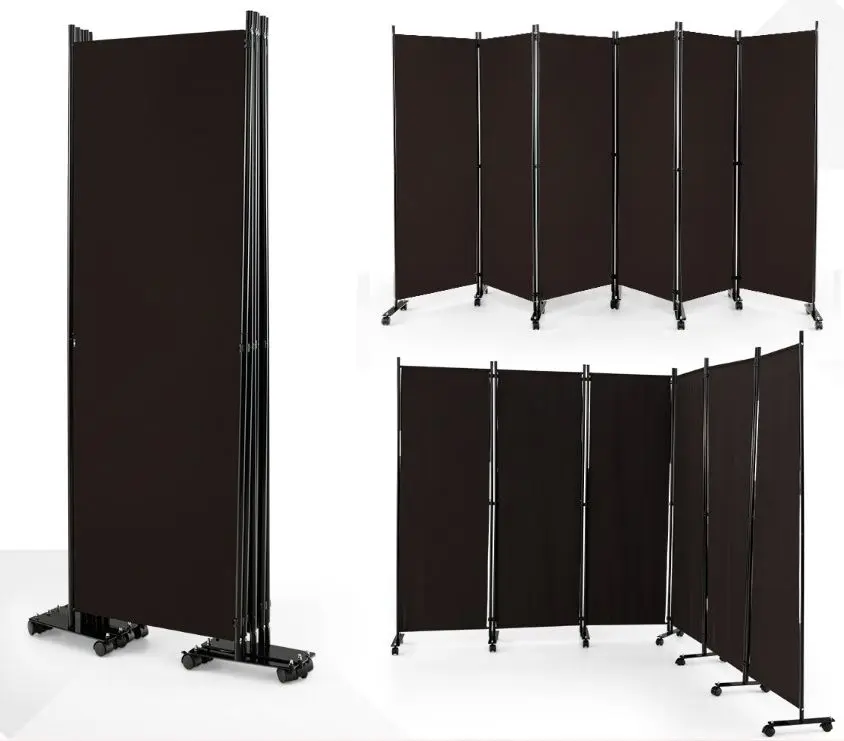 Ширма для комнаты Costway JV10725CF (Brown) - 6
