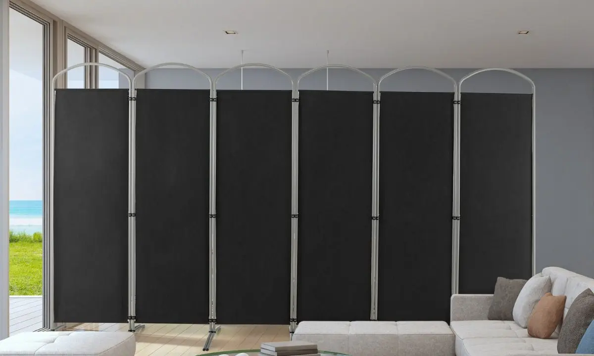 Ширма для комнаты Costway JV10727BK (Black)