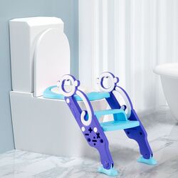 Сиденье для унитаза с лестницей Costway BB5486PU (Blue/Purple) Thumb