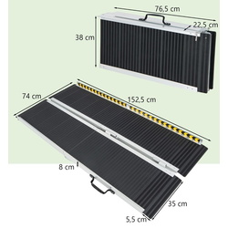 Rampa pliabila Costway TL35710 (Black) Thumb