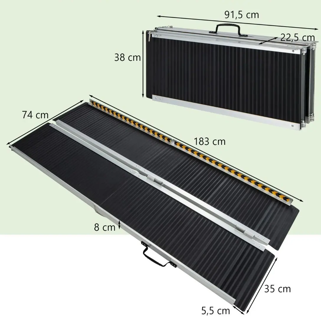 Rampa pliabila Costway TL35711 (Black)