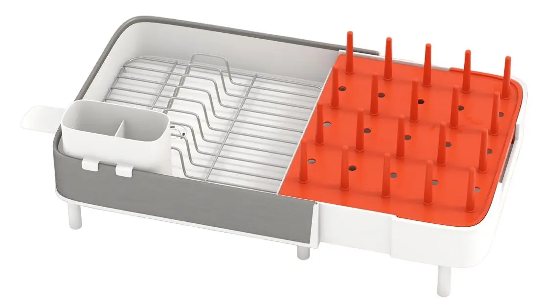 Сушилка для посуды Costway KC55531 (White/Orange)