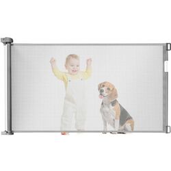 Защитный барьер для детей Costway HW66091GR (Gray) Thumb