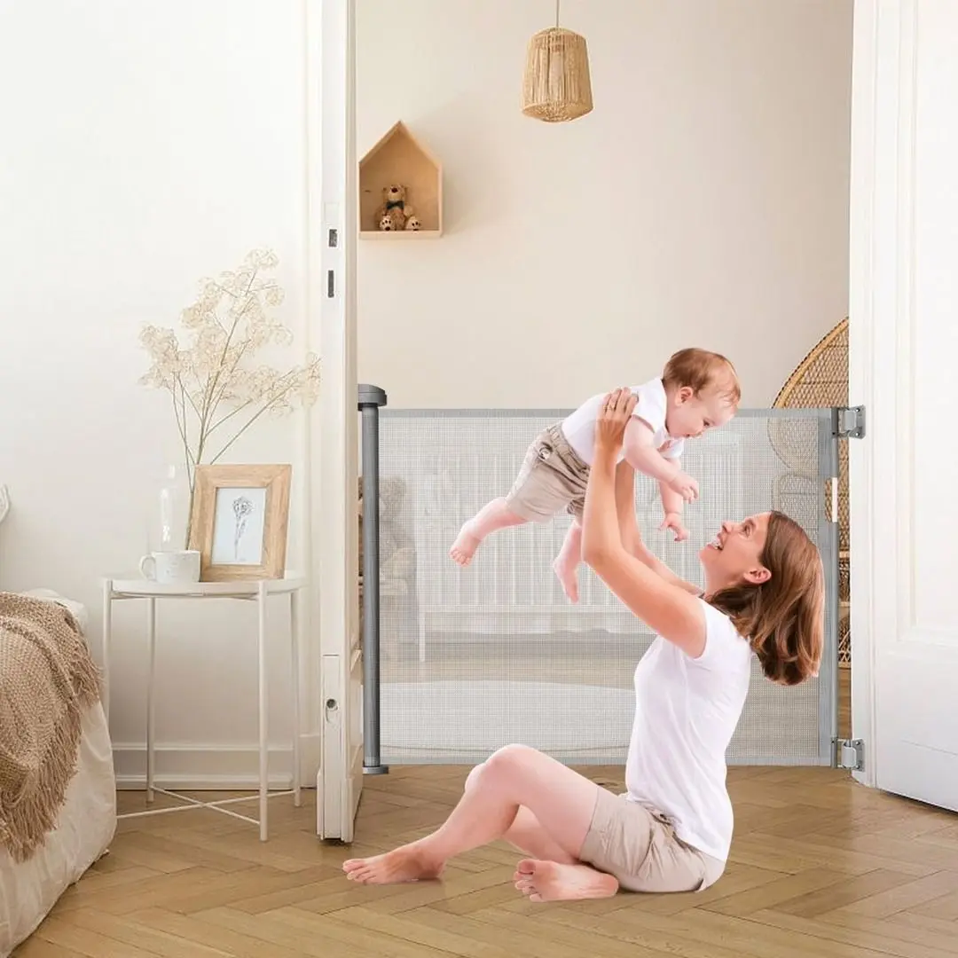 Защитный барьер для детей Costway HW66091GR (Gray)