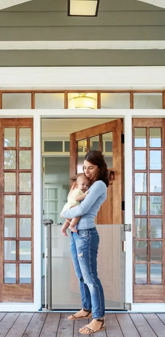 Защитный барьер для детей Costway HW66091GR (Gray)